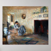 Frank W. Benson Rainy Day Poster (Voorkant)