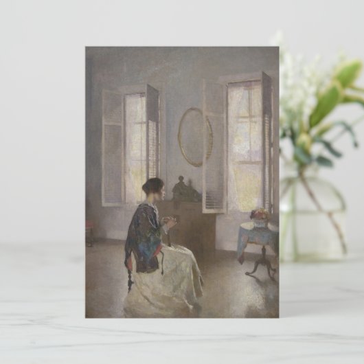 Frank Weston Benson - Het open venster Kaart (Staand voorkant)