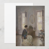 Frank Weston Benson - Het open venster Kaart (Voorkant / Achterkant)