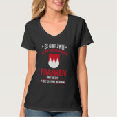 Franke Franken Fränkisch Middle Franken Dialect Ba T-shirt (Voorkant)