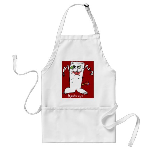 FrankEinstein Cartoon Monster Standaard Schort (Voorkant)