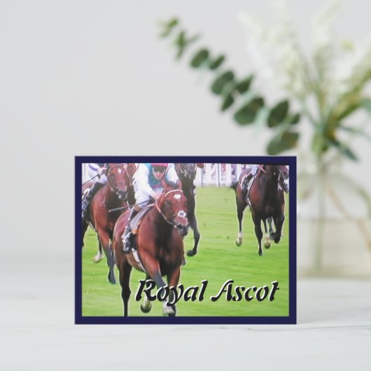 Frankel op het briefkaart Royal Ascot Diamond Jubi (Staand voorkant)