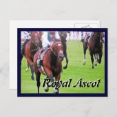 Frankel op het briefkaart Royal Ascot Diamond Jubi (Voorkant / Achterkant)