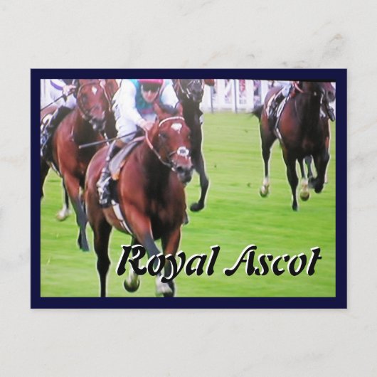Frankel op het briefkaart Royal Ascot Diamond Jubi (Voorkant)