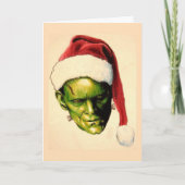 Franken Claus Feestdagen Kaart (Voorkant)