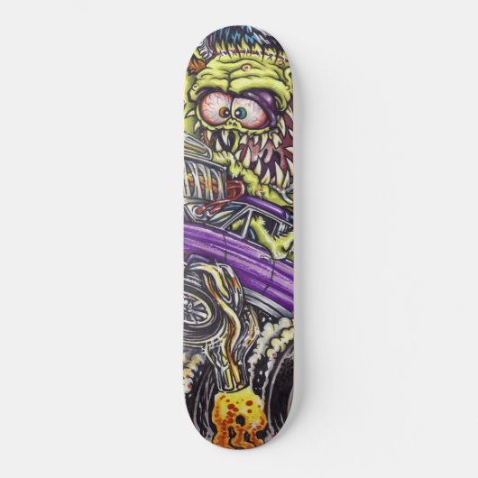 Franken Fink lijkwagen Skateboard Deck (Voorkant)