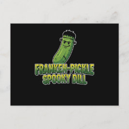 Franken-Pickle Griezeldill Halloween Briefkaart