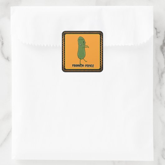 Franken-Pickle-Sticker Vierkante Sticker (Tas)