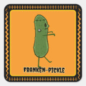 Franken-Pickle-Sticker Vierkante Sticker (Voorkant)