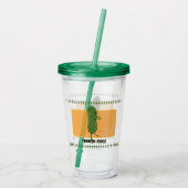 Franken-Pickle Tumbler Acryl Drinkbeker (Achterkant)
