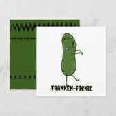 Franken-pickle uitnodiging (Voorkant / Achterkant)