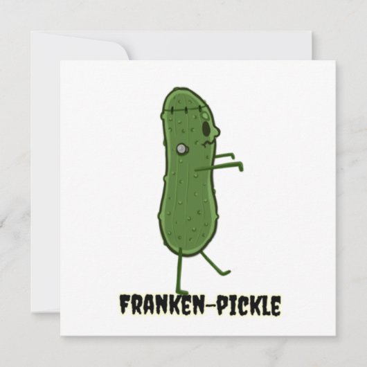 Franken-pickle uitnodiging (Voorkant)