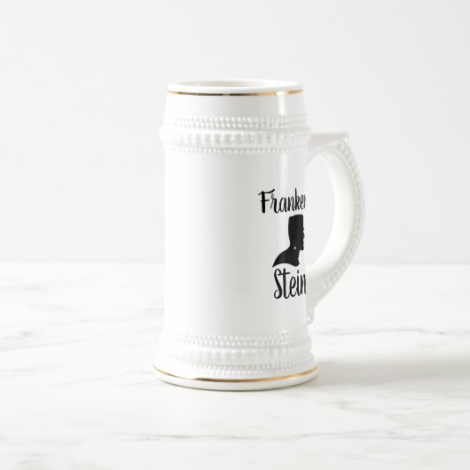 Franken Stein Halloween Bierpul (Voorkant rechts)