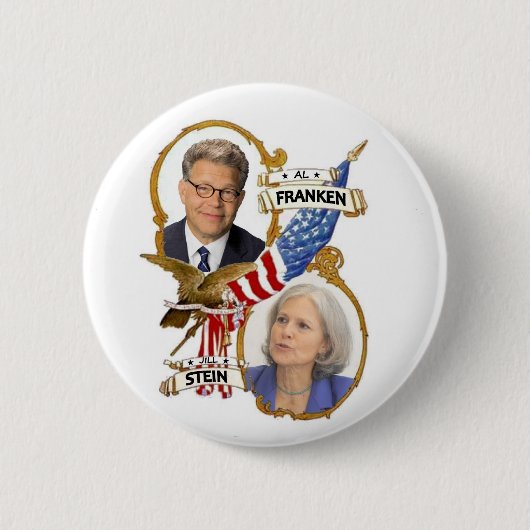 Franken-Stein voor President 2012 Ronde Button 5,7 Cm (Voorkant)