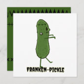 Franken-zuur Invitatie Kaart (Voorkant / Achterkant)