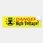 Frankenar HIGH VOLTAGE! Bumpersticker (Voorkant)