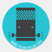 Frankencar Sticker met Website (Voorkant)