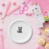 FrankenCat Oversized T-shirt Papieren Bordje (Feest)