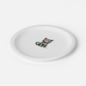 FrankenCat Oversized T-shirt Papieren Bordje (Gekanteld)