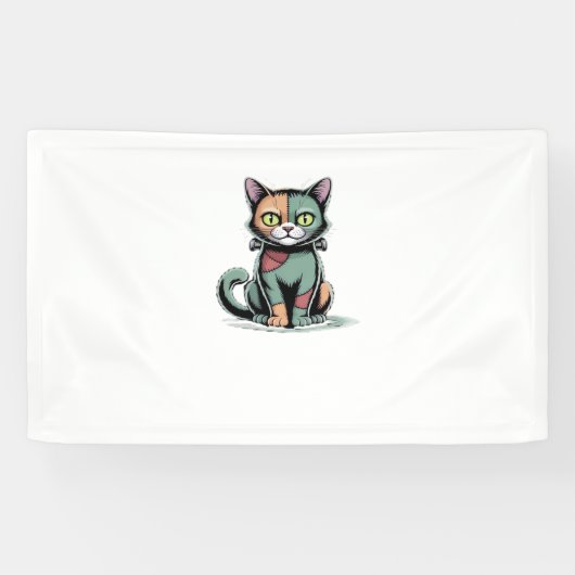 FrankenCat Oversized T-shirt Spandoek (Horizontaal)