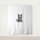 FrankenCat Oversized T-shirt Wandkleed (Voorkant)