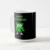 FrankenCheese Halloween Greetings Coffee Mok (Voorkant links)
