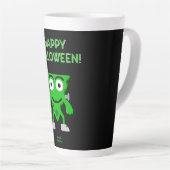 FrankenCheese Halloween Greetings Large Latte Mok (Rechterhoek)