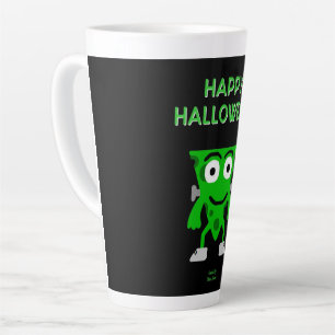 FrankenCheese Halloween Greetings Large Latte Mok