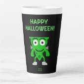 FrankenCheese Halloween Greetings Large Latte Mok (Voorkant)