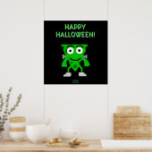 FrankenCheese Halloween Greetings Poster (Keuken)