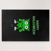 FrankenCheese Halloween Greetings Puzzle Legpuzzel (Horizontaal)