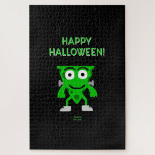 FrankenCheese Halloween Greetings Puzzle Legpuzzel