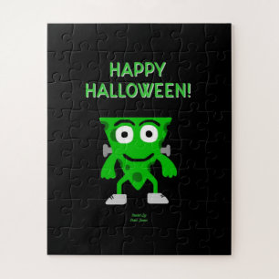 FrankenCheese Halloween Greetings Puzzle Legpuzzel