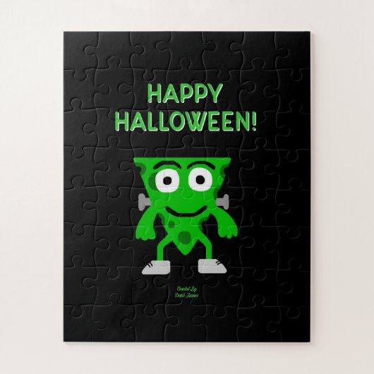 FrankenCheese Halloween Greetings Puzzle Legpuzzel (Verticaal)