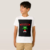 FrankenCheese Hugs Boys White Basic T Shirt (Voorkant volledig)