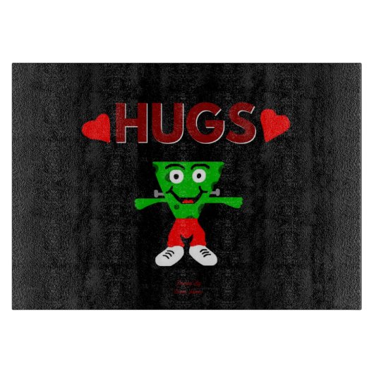 FrankenCheese Hugs Cutting Board 27,9 x 20,3 cm Snijplank (Voorkant)