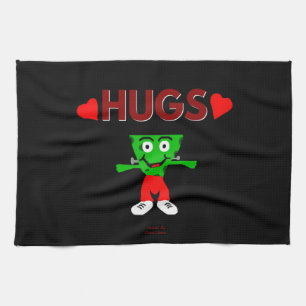 FrankenCheese Hugs Kitchen Towel Theedoek