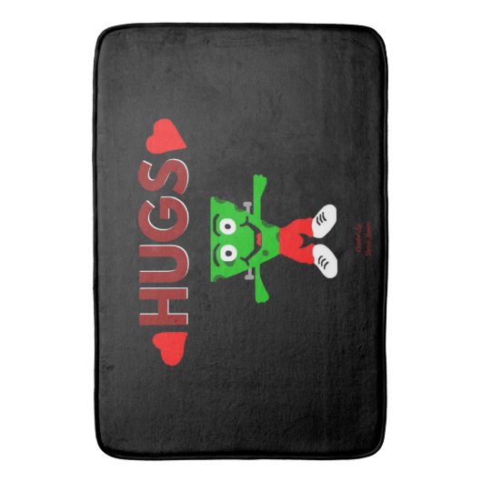 FrankenCheese Hugs Large Bath Mat (Voorkant Verticaal)