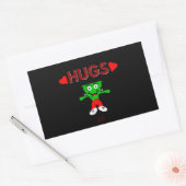 FrankenCheese Hugs Rectangle Sticker (Envelop)