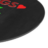 FrankenCheese hugs Round Cutting Board 30,4 cm Snijplank (Hoek)