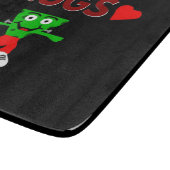 FrankenCheese hugs snijraad 15,2 x 17,8 cm Snijplank (Hoek)