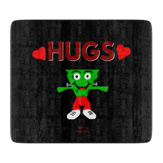 FrankenCheese hugs snijraad 15,2 x 17,8 cm Snijplank (Voorkant)