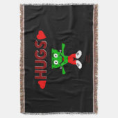 FrankenCheese Hugs Throw Blanket Deken (Voorkant Verticaal)