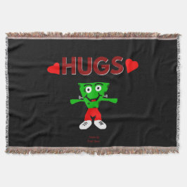 FrankenCheese Hugs Throw Blanket Deken