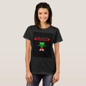 FrankenCheese Hugs Women's Black Basic T Shirt (Voorkant volledig)