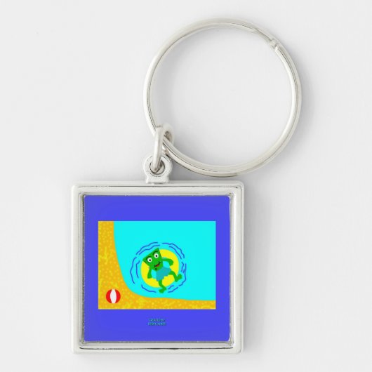 FrankenCheese Summer Premium Square Sleutelhanger (Voorkant)