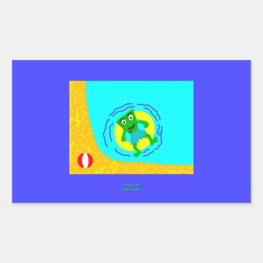 FrankenCheese Summer Rectangle Sticker (Voorkant)