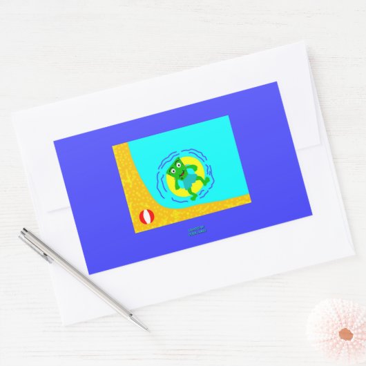 FrankenCheese Summer Rectangle Sticker (Envelop)