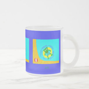 FrankenCheese Summer Small Frosted Glass Mok