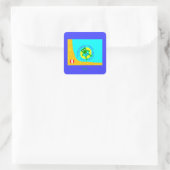 FrankenCheese Summer Square Sticker (Tas)